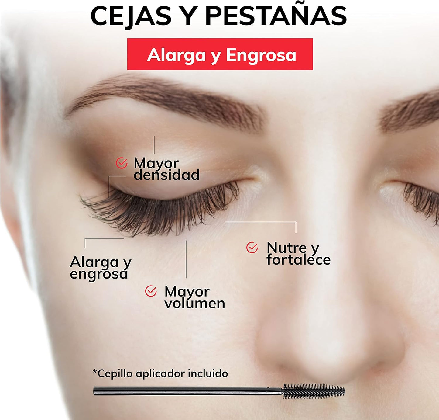 RiciGlow™️ – Aceite de Ricino Orgánico para Pestañas, Cejas y Cabello.