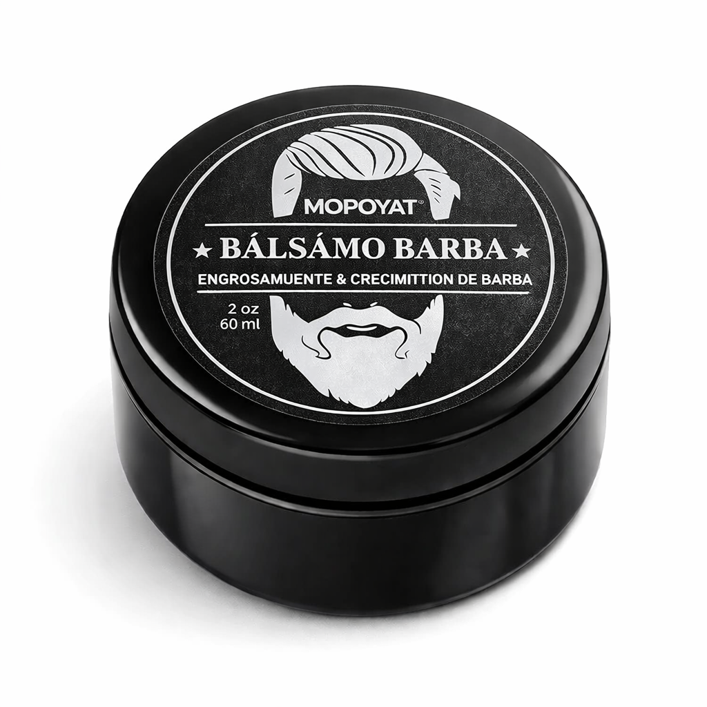 Mopoyat Growth™️ – Bálsamo de Barba que Engrosa, Estimula el Crecimiento y Elimina el Frizz al Instante ✅